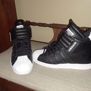 Adidas superstar wedge sneakers